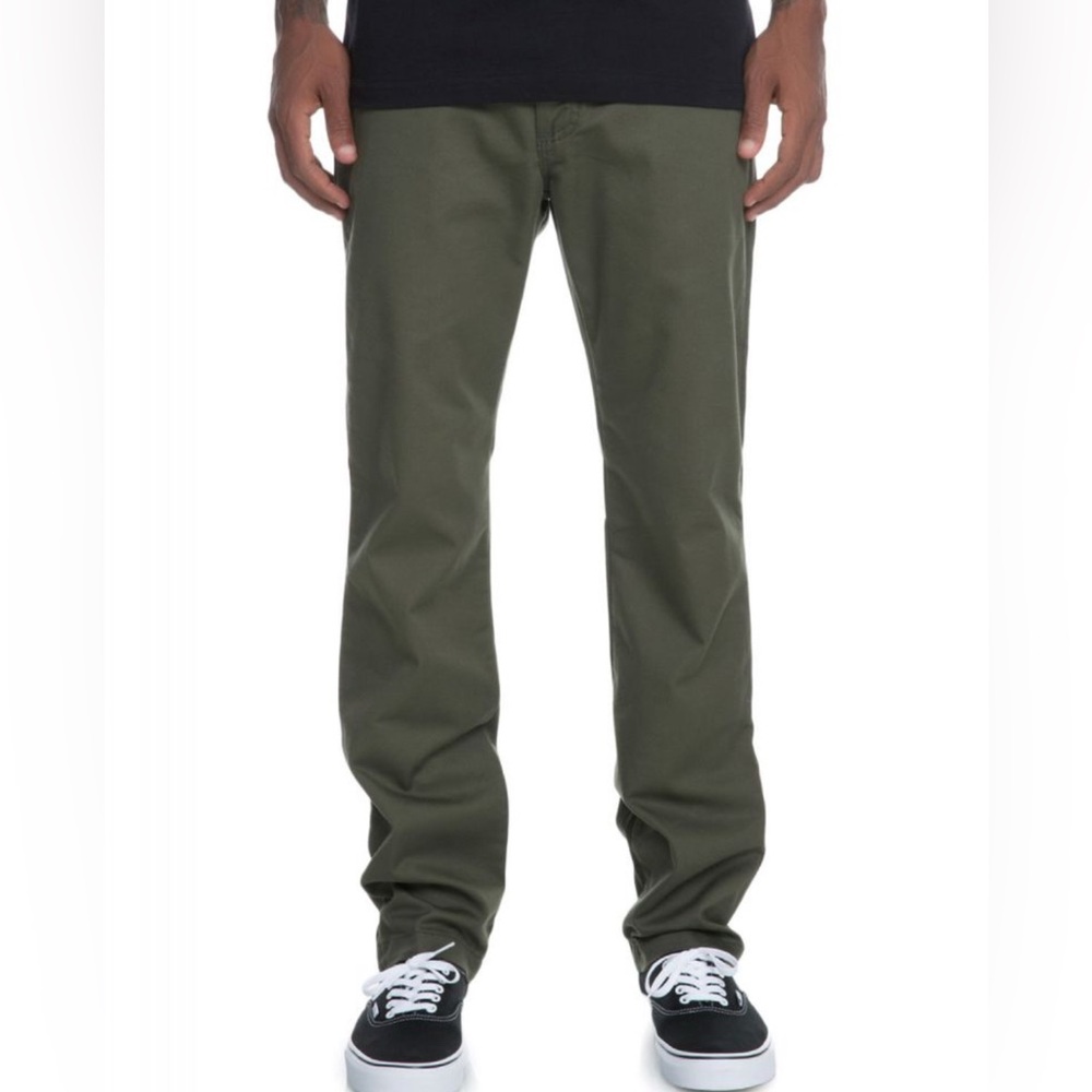 VANS The Authentic Chino Stretch Pants - dark green - size 29